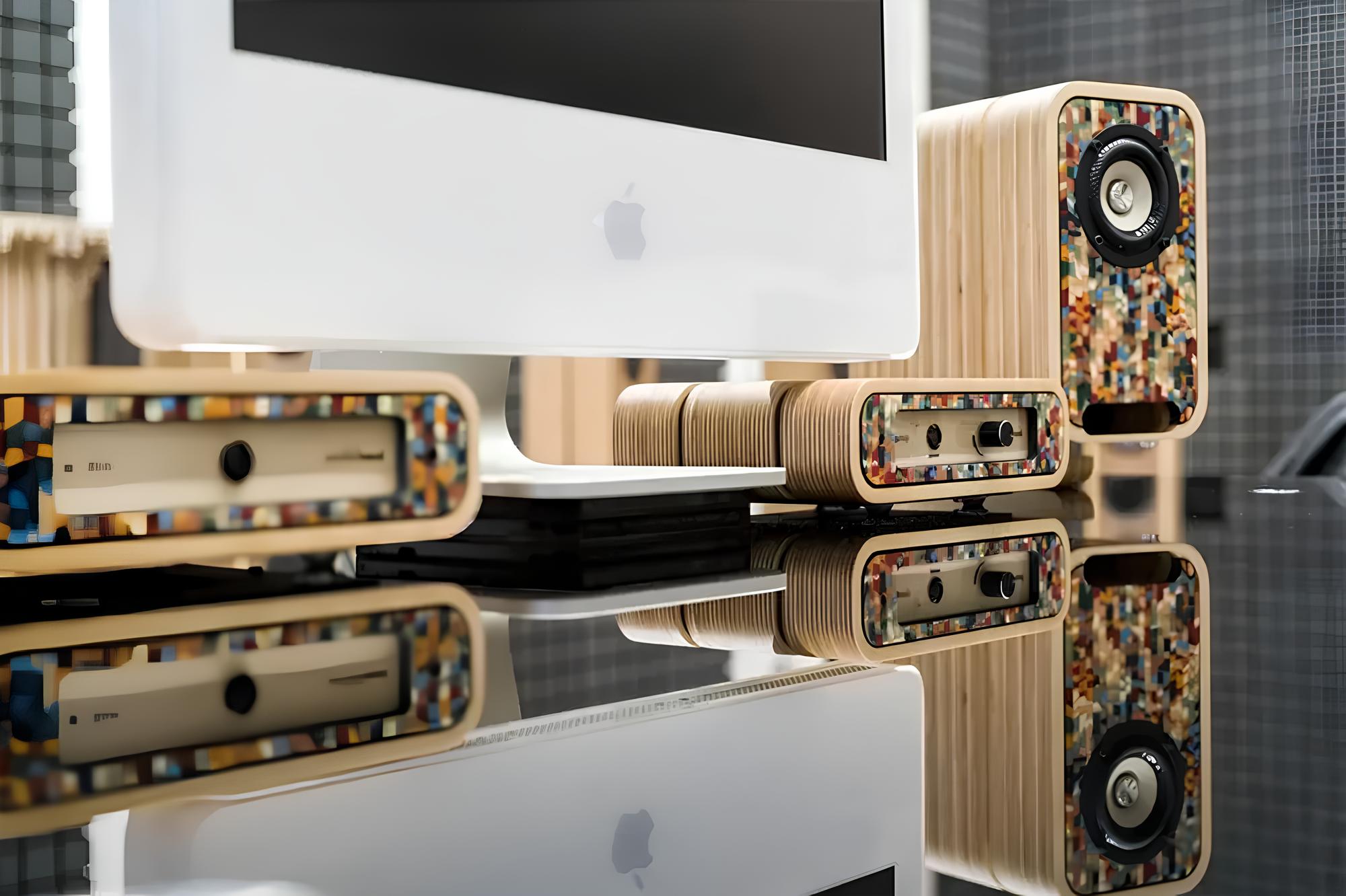 Audel Nika Desktop System – a desktop audio system from Italy with a cheerful design