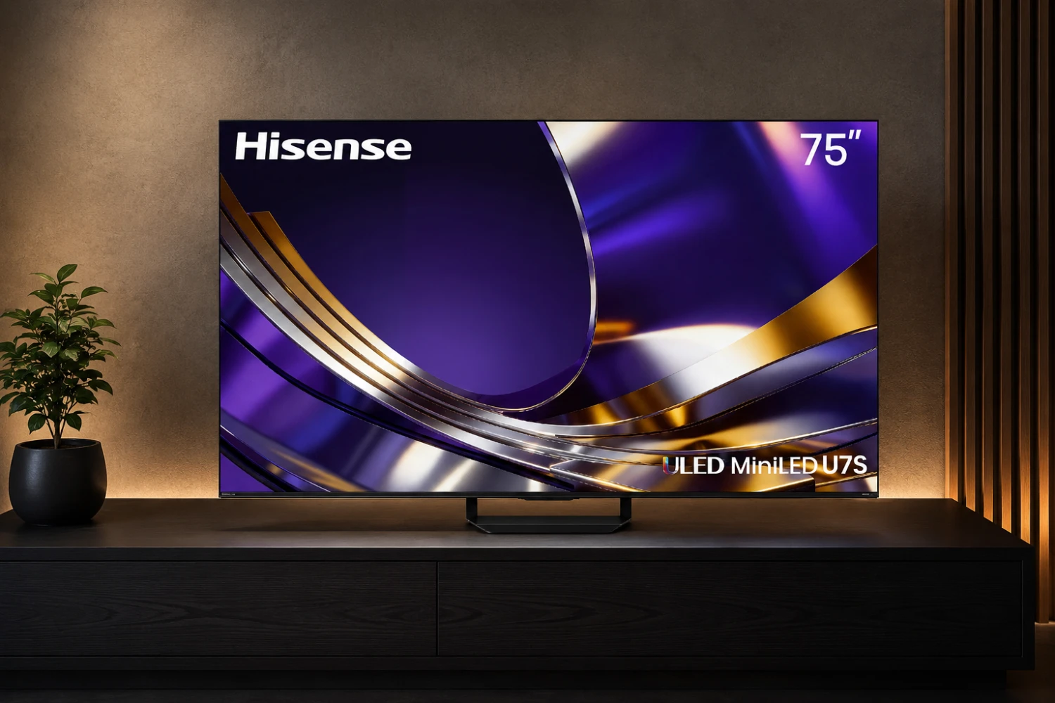 The Hisense U7S combines Mini LED backlighting, 4K 144Hz gaming, Dolby Vision HDR, and impressive brightness at a competitive price. Read our full review.