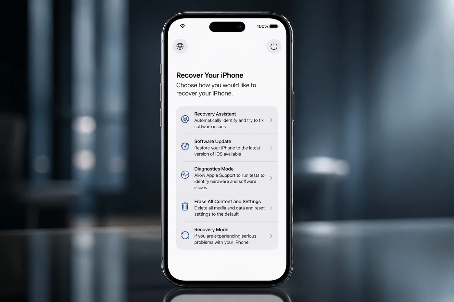 iOS 27 introduces a new built-in Recovery Mode for iPhone and iPad, allowing users to reinstall software, run diagnostics, and fix problems without a Mac or PC.