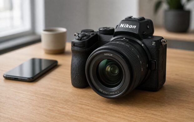 Nikon Z5IIC full-frame mirrorless camera with beginner-friendly scene modes
